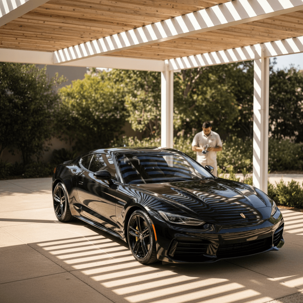 Fully maintained car ready for travel